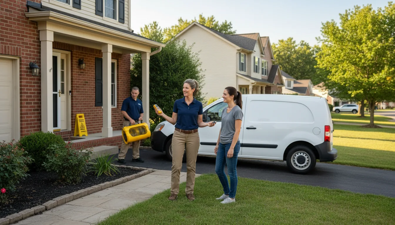 Residential water damage restoration in Miami, AZ